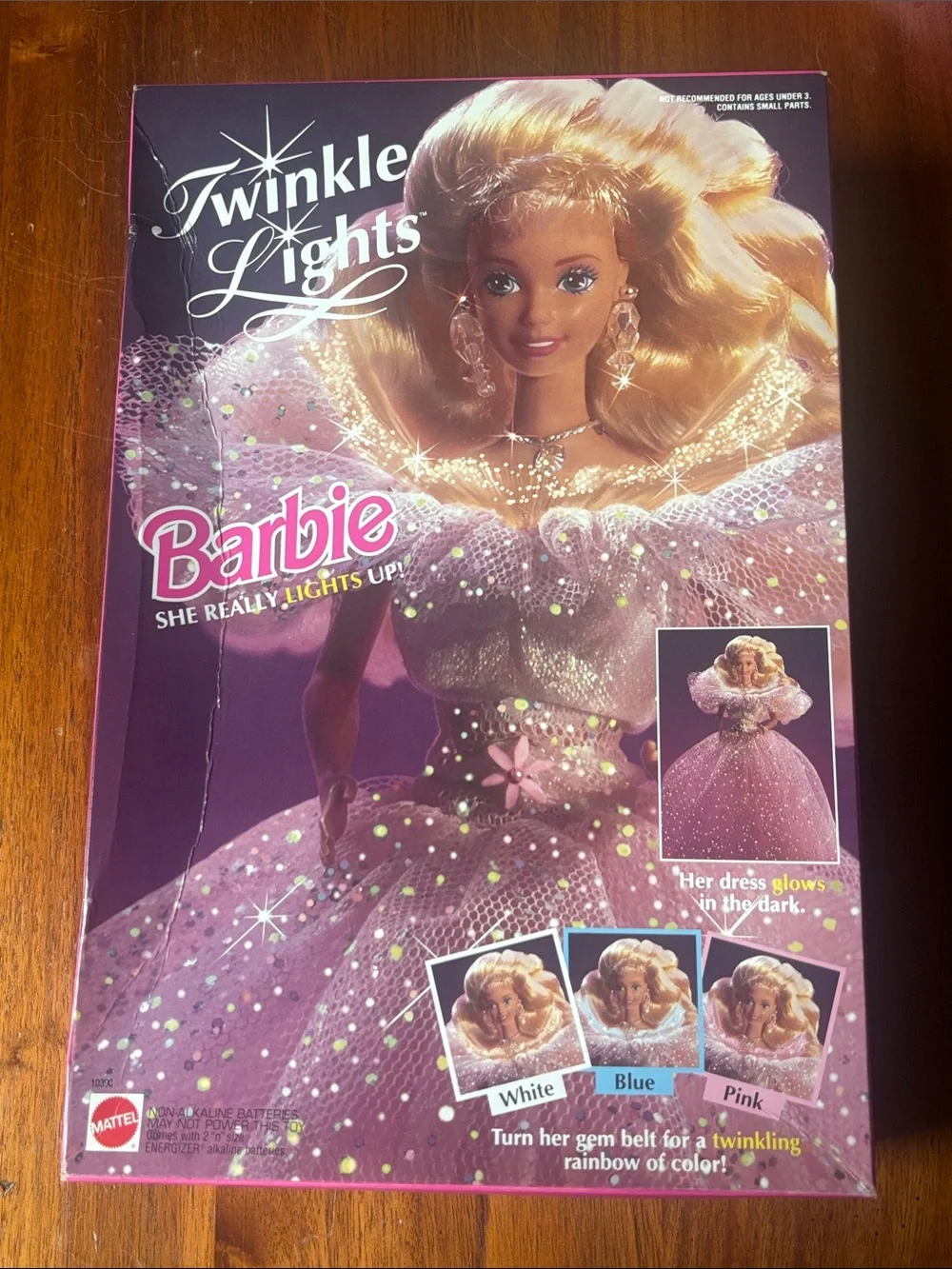 1993 Twinkle Lights Barbie - Pink dress Unopened